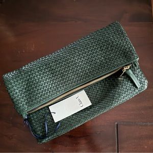 NWT Clare V Foldover Clutch w/ Tabs